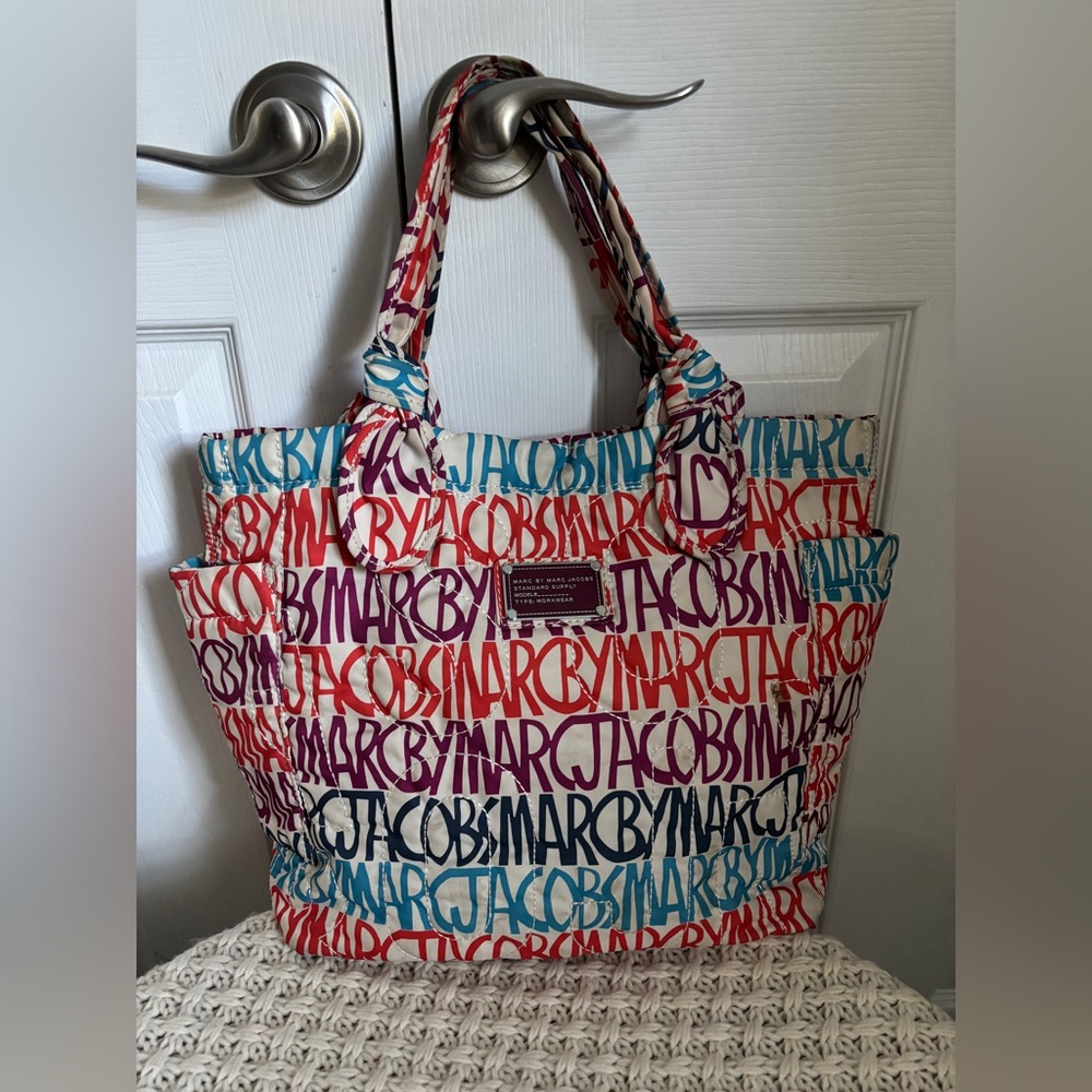 Marc Jacobs Colorful Canvas Hobo